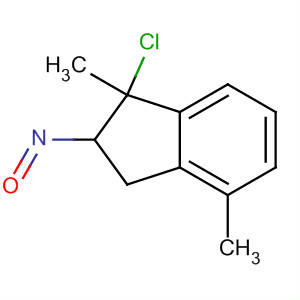 1H-Indene, 1-chloro-2,3-dihydro-1,4-dimethyl-2-nitroso-