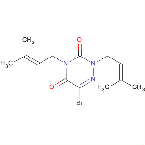 1,2,4-Triazine-3,5(2H,4H)-dione, 6-bromo-2,4-bis(3-methyl-2-butenyl)-