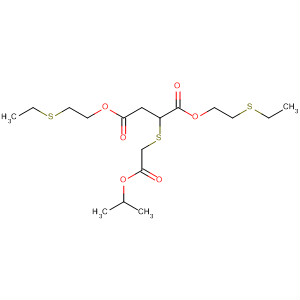 Butanedioic acid, [[2-(1-methylethoxy)-2-oxoethyl]thio]-,bis[2-(ethylthio)ethyl] ester