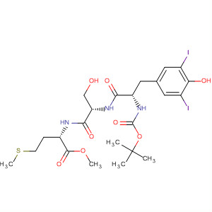 L-Methionine,N-[N-[N-[(1,1-dimethylethoxy)carbonyl]-3,5-diiodo-L-tyrosyl]-L-seryl]-,methyl ester