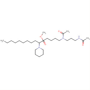 2-Piperidineundecanoic acid,1-[4-[acetyl[3-(acetylamino)propyl]amino]butyl]-, methyl ester