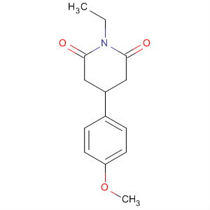 2,6-Piperidinedione, 1-ethyl-4-(4-methoxyphenyl)-