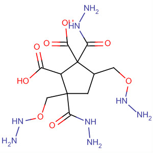 1,2-Cyclopentanedicarboxylic acid, 3,5-bis(hydrazinohydroxymethyl)-,dihydrazide