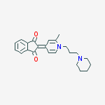 2-{2-methyl-1-[3-(piperidin-1-yl)propyl]pyridin-4(1H)-ylidene}-1H-indene-1,3(2H)-dione