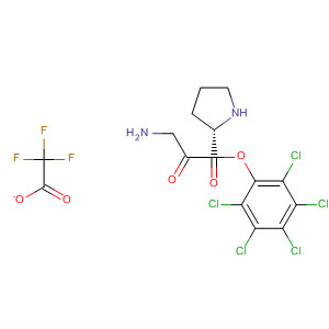 L-Proline, 1-glycyl-, pentachlorophenyl ester, mono(trifluoroacetate)