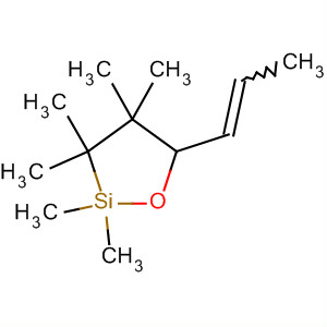 1-Oxa-2-silacyclopentane, 2,2,3,3,4,4-hexamethyl-5-(1-propenyl)-