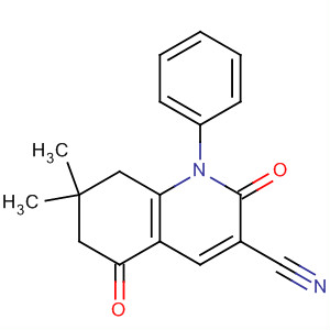 3-Quinolinecarbonitrile,1,2,5,6,7,8-hexahydro-7,7-dimethyl-2,5-dioxo-1-phenyl-