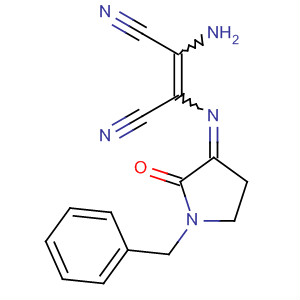 2-Butenedinitrile,2-amino-3-[[2-oxo-1-(phenylmethyl)-3-pyrrolidinylidene]amino]-