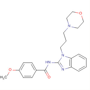 Benzamide,4-methoxy-N-[1-[3-(4-morpholinyl)propyl]-1H-benzimidazol-2-yl]-