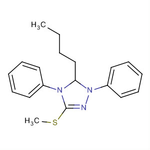 1H-1,2,4-Triazole, 5-butyl-4,5-dihydro-3-(methylthio)-1,4-diphenyl-