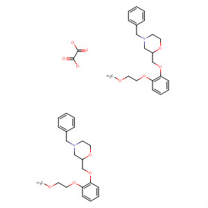 Morpholine, 2-[[2-(2-methoxyethoxy)phenoxy]methyl]-4-(phenylmethyl)-,ethanedioate (2:1)