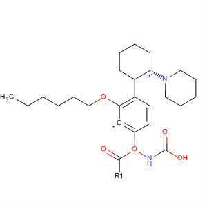 Carbamic acid, [3-(hexyloxy)phenyl]-, 2-(1-piperidinyl)cyclohexyl ester,cis-