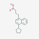 4-(4-cyclopentylnaphthalen-1-yl)butanoic acid