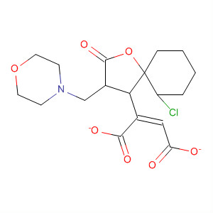 1-Oxaspiro[4.5]decan-2-one, 6-chloro-3-(4-morpholinylmethyl)-,(2Z)-2-butenedioate