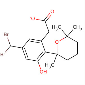 Phenol, 5-(dibromomethyl)-2-(tetrahydro-2,6,6-trimethyl-2H-pyran-2-yl)-,acetate