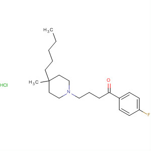 1-Butanone, 1-(4-fluorophenyl)-4-(4-methyl-4-pentyl-1-piperidinyl)-,hydrochloride