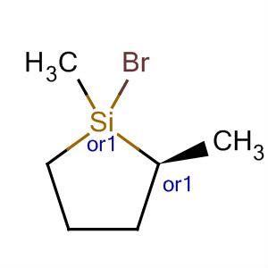 Silacyclopentane, 1-bromo-1,2-dimethyl-, cis-