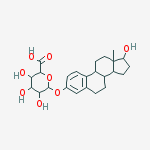 (8xi,9xi,14xi,17alpha)-17-hydroxyestra-1,3,5(10)-trien-3-yl beta-D-galactopyranosiduronic acid