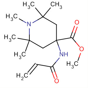 4-Piperidinecarboxylic acid,1,2,2,6,6-pentamethyl-4-[(1-oxo-2-propenyl)amino]-, methyl ester