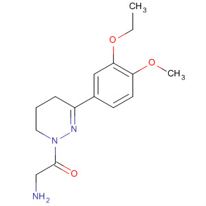 Pyridazine,1-(aminoacetyl)-3-(3-ethoxy-4-methoxyphenyl)-1,4,5,6-tetrahydro-