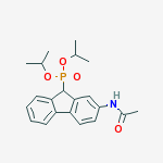 dipropan-2-yl [2-(acetylamino)-9H-fluoren-9-yl]phosphonate