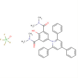 Pyridinium,1-[3,5-bis[(dimethylamino)carbonyl]-4-hydroxyphenyl]-2,4,6-triphenyl-,tetrafluoroborate(1-)