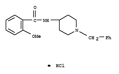 1-benzyl-4-[(2-methoxybenzoyl)amino]piperidinium chloride