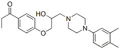 1-[4-[3-[4-(3,4-Dimethylphenyl)-1-piperazinyl]-2-hydroxypropoxy]phenyl]-1-propanone