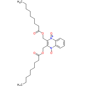 2,3-QUINOXALINEDIYLBIS(METHYLENE) NONANOATE N,N'-DIOXIDE