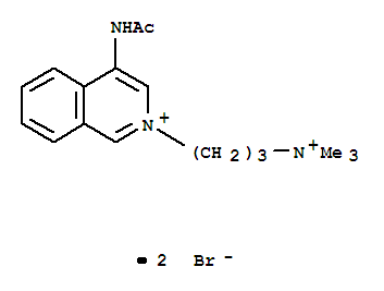 4-(acetylamino)-2-[3-(trimethylammonio)propyl]isoquinolinium dibromide