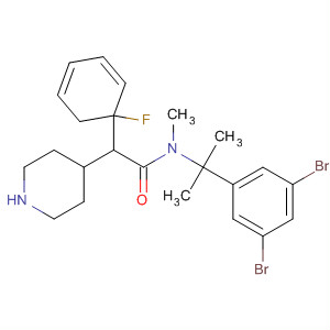 4-Piperidineacetamide,N-[1-(3,5-dibromophenyl)-1-methylethyl]-4-(4-fluorophenyl)-N-methyl-