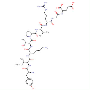 L-Glutamic acid,L-tyrosyl-L-isoleucyl-L-lysyl-L-threonyl-L-prolyl-L-valyl-L-arginylglycyl-
