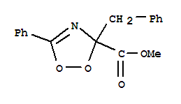 3H-1,2,4-Dioxazole-3-carboxylic acid, 5-phenyl-3-(phenylmethyl)-, methyl ester