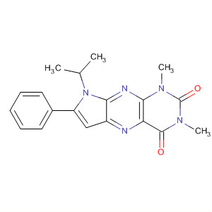 1H-Pyrrolo[3,2-g]pteridine-2,4(3H,8H)-dione,1,3-dimethyl-8-(1-methylethyl)-7-phenyl-