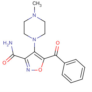 3-Isoxazolecarboxamide, 5-benzoyl-4-(4-methyl-1-piperazinyl)-