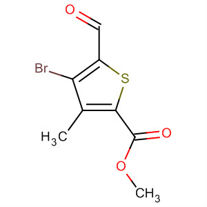 2-Thiophenecarboxylic acid, 4-bromo-5-formyl-3-methyl-, methyl ester