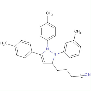 1H-Pyrazole-3-butanenitrile,b-(3-methylphenyl)-1,5-bis(4-methylphenyl)-