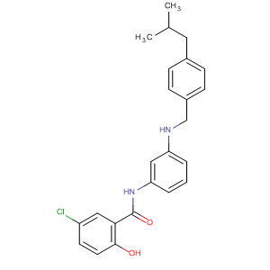 Benzamide,5-chloro-2-hydroxy-N-[3-[[[4-(2-methylpropyl)phenyl]methyl]amino]phenyl]-