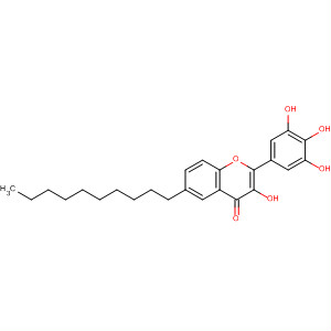 4H-1-Benzopyran-4-one, 6-decyl-3-hydroxy-2-(3,4,5-trihydroxyphenyl)-