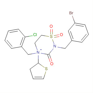 2H-Thieno[3,4-e]-1,2,4-thiadiazin-3(4H)-one,2-[(3-bromophenyl)methyl]-4-[(2-chlorophenyl)methyl]-, 1,1-dioxide