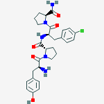 L-Prolinamide, L-tyrosyl-L-prolyl-4-chloro-D-phenylalanyl-