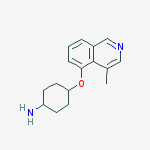 Cyclohexanamine, 4-[(4-methyl-5-isoquinolinyl)oxy]-, cis-
