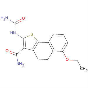 Naphtho[1,2-b]thiophene-3-carboxamide,2-[(aminocarbonyl)amino]-6-ethoxy-4,5-dihydro-