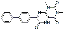 2,4,6(3H)-Pteridinetrione,  7-[1,1-biphenyl]-4-yl-1,5-dihydro-1,3-dimethyl-