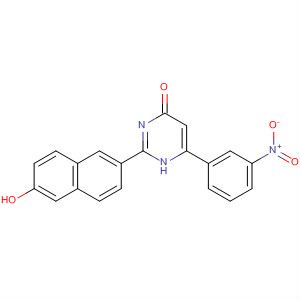 4(1H)-Pyrimidinone, 2-(6-hydroxy-2-naphthalenyl)-6-(3-nitrophenyl)-