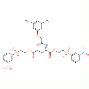 L-Glutamic acid, N-[(3,5-dimethylphenoxy)acetyl]-,bis[2-[(3-nitrophenyl)sulfonyl]ethyl] ester