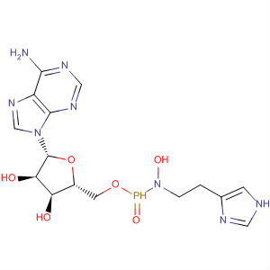 Adenosine, 5'-[hydrogen [2-(1H-imidazol-4-yl)ethyl]phosphoramidate]