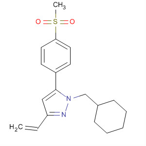 1H-Pyrazole,1-(cyclohexylmethyl)-3-ethenyl-5-[4-(methylsulfonyl)phenyl]-