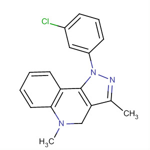 1H-Pyrazolo[4,3-c]quinoline,1-(3-chlorophenyl)-4,5-dihydro-3,5-dimethyl-