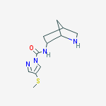 1H-Pyrazole-1-carboxamide,N-2-azabicyclo[2.2.1]hept-6-yl-4-(methylthio)-